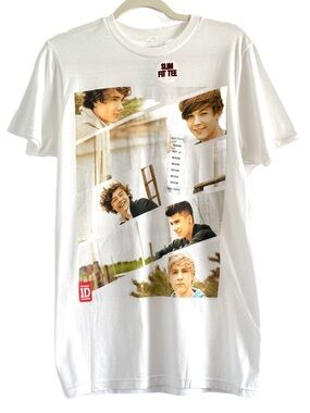 One Direction Graphic Tee from Hot Topic Slim Fit Size Medium NWT